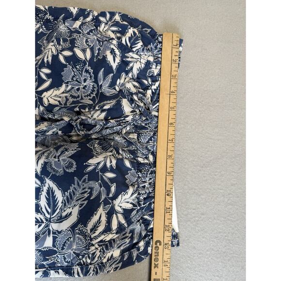 American Eagle Womens Shorts Blue Floral Pull-On Drawstring Hi Rise Size S - Picture 4 of 11